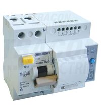 Siguranta automata (disjunctor) cu protectie diferentiala monofazica Tracon, 25A, 30mA, RCCB, tip A/AC, 10kA, TFIG, TFIG2-25030