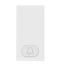 Clapeta pentru intrerupator modular Vimar, alb, clopotel, iluminabil, 1M, NEVE UP