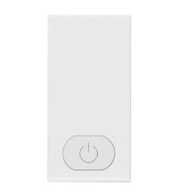 Clapeta pentru intrerupator modular Vimar, alb, "simbol aprindere", iluminabil, 1M, NEVE UP