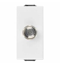 Priza modulara TV Vimar, tip F, alb, 1M, NEVE UP