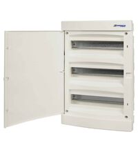Tablou electric ABS, incastrat, 54 module, 3x18, cu usa mata, adancime nisa 70mm, Schrack, TOPO, IP40