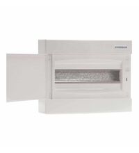 Tablou electric ABS, aplicat, 8 module, 1X8, cu usa mata, Schrack, TOPO, IP40