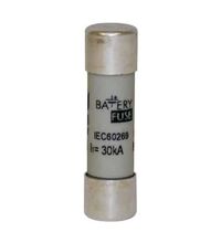 Siguranta fuzibila cilindrica fotovoltaica ETI, 10x38mm, gBat, 800VDC, 8A, 30kA, pentru protecția acumulatorilor, 002626036