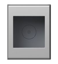 Doza de aparataj modular TEM, 2M, aplicata, argintiu, IP20, Cubo, AC21ES