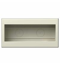 Doza de aparataj modular TEM, 6M, aplicata, fildes, IP20, Cubo, AC61IW