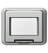Placa pentru doza modulara TEM, 3M, gri, IP55, Cubo, AQ31GY