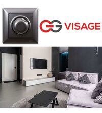 Variator cu LED Günsan, 1000W, incastrat, fume, GU-VF.DL1