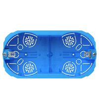 Doza de aparataj modular TEM, incastrata, gips-carton, 4 module, HM40