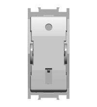 Mecanism intrerupator modular TEM, cu revenire, gri, 1M, Modul, SM11