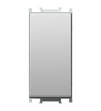 Intrerupator modular cu revenire TEM, argintiu, 1M, Modul