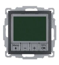 Mecanism termostat unitar Berker, digital, antracit mat, S1/B3/B7, 20441606