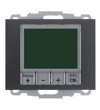 Mecanism termostat unitar Berker, digital, antracit mat, K1/K5, 20447106