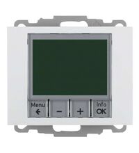 Mecanism termostat unitar Berker, digital, alb polar lucios, K1/K5, 20447109