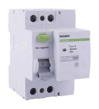 Siguranta automata (disjunctor) cu protectie diferentiala monofazica Noark, 25A, 100mA, RCCBs, tip B, 10kA, 110215