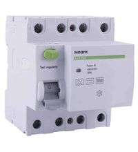 Siguranta automata (disjunctor) cu protectie diferentiala trifazica Noark, 40A, 300mA, RCCBs, tip B, 10kA, 110228