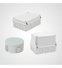 Doza de ramificatie aplicata Cetinkaya, 250x200x90mm, capac opac, IP67, CP1253