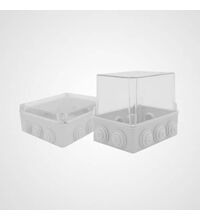 Doza de ramificatie aplicata Cetinkaya, 150x110x140mm, capac transparent, IP65, CP1461