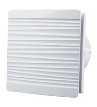 Ventilator axial, cu grila fatada frizz, V, 100mm, alb, Vents, IP44