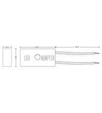 Adaptor pentru variator Touch Luxus-Time, LX-LED-Adapter