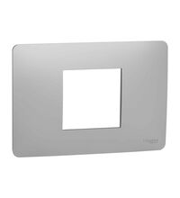 Rama decorativa aparataj modular Schneider, elipsa, 2M, alb, Noua Unica, NU210230