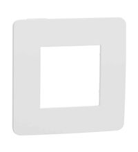 Rama decorativa aparataj modular Schneider, elipsa, 2M, alb, Noua Unica, NU280218
