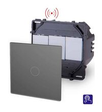 Intrerupator Touch actionare cu telecomanda Luxus-Time, gri, IP20, P-701R-15