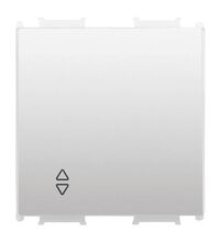 Clapeta pentru intrerupator modular Panasonic, alb metalic, cap scara, 2M, Thea Optima