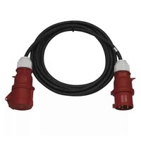 Prelungitor 1 post Emos, 3P+N+E, trifazic, 15 metri, negru, 32A, 5X4mmp, PM1103