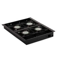 Unitate de tavan cu 4 ventilatoare, ZRAC, cu termostat, 800mm, SpotVision