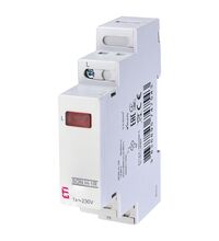 Lampa de semnalizare ETI, LED, rosu, 230VAC, sina DIN, 002471550