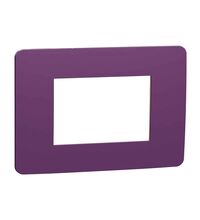 Rama decorativa aparataj modular Schneider, elipsa, 3M, mov-bej, Noua Unica, NU270315
