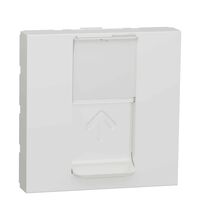 Priza modulara UTP RJ45 Schneider, cat.5e, alb, 2M, Noua Unica, NU341118