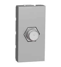  Priza modulara TV Schneider, aluminiu, 1M, cablu coaxial tip F, Noua Unica, NU346830