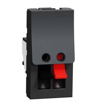 Priza modulara audio Schneider, antracit, 1M, Noua Unica, NU348754