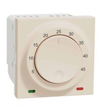 Termostat modular Schneider, bej, 2M, Noua Unica, NU350144