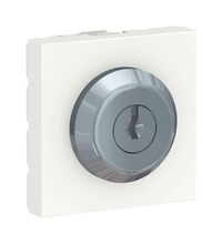 Intrerupator modular cu cheie Schneider, alb, 16A, 3 pozitii, Noua Unica, NU370118