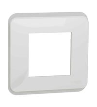 Rama decorativa aparataj modular Schneider, elipsa, 2M, alb, Noua Unica, NU400218