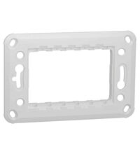 Rama de montaj Schneider, cu suruburi, 3M, alb, Noua Unica, NU7103P