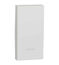 Clapeta pentru intrerupator modular Schneider, alb, cu LED, 1M, Noua Unica