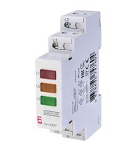Lampa de semnalizare ETI, LED, rosu/galben/verde, 230VAC, sina DIN, 002471553