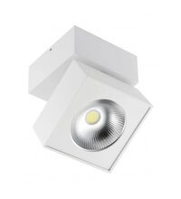 Spot LED, mobil, tip plafoniera, patrat, alb, 15W, aplicat, 4000K, IP20, GTV