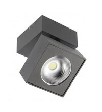 Spot LED, mobil, tip plafoniera, patrat, negru, 15W, aplicat, 4000K, IP20, GTV