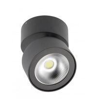 Spot LED, mobil, tip plafoniera, rotund, negru, 15W, aplicat, 4000K, IP20, GTV