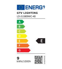 Bec LED GTV, R7s, J118, 9W, liniar, clasic, 4000K