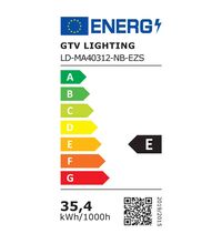 Panel LED, 40W, incastrat, 1195x295x10mm, 4000K, IP54, Master, GTV