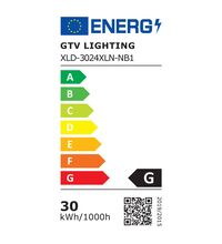 Proiector LED pe sina, 30W, 24 grade, 4000K, negru, 130x110mm, IP20, GTV