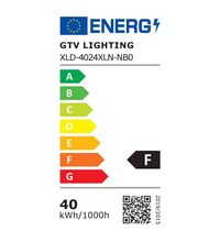 Proiector LED pe sina, 40W, 24 grade, 4000K, alb, 155x130mm, IP20, GTV