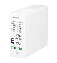 Unitate debrosabila DC ETI, 1P, eclator, tip C+D, 300VAC, 20kA, 002440659