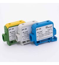 Clema de derivatie Elkat, 35mmp, gri, 63A, 35100035101, ZP-35