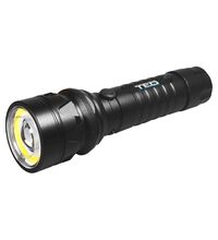 Lanterna LED zoom, premium, 10W, alimentator 9V, 300lm, IP65, 158x42mm, TED, Tactic, A0112669
